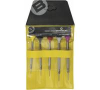 Bergeon 30081-P05 Assortimento Di 5 Cacciavite Orologiaio IN Ottone Cromo - KD89