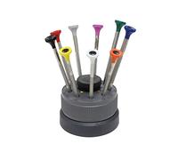 Bergeon 30081-s09 set di 9 cacciaviti ergonomico su base da 0.50 a 2.50 mm - hs30081-s09