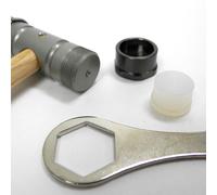 Bergeon 30417 Orologiaio Martello Bi-Materials Nylon & Ottone Terminali -