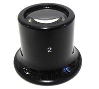 Bergeon 4422 - 2 plastica orologiai degli occhiali, ingrandimento 5 x