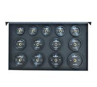 Bergeon 7499-A - Set di 13 fustelle a pressione, 5500, nero, moderno