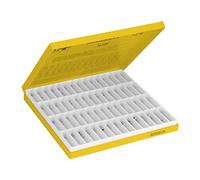 Bergeon Assortimento di cuscinetti di pressatura 5488, ottone, contenuto 450 pezzi, per sveglia, pendoli e regolatori