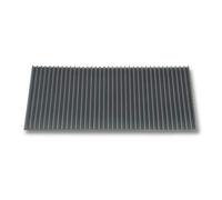 Bergeon C4210007 - Tappetino per attrezzi, grande, in gomma, scanalato, lato inferiore autoadesivo