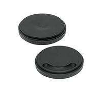 BERGEON Cuscino di montaggio 30097-E, base cuscino per riparazione orologi, in gomma, nero, reversibile, 88 mm