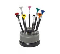 Bergeon, Supporto girevole, 9 cacciavite e 9 Lame di ricambio, No. 6899 di S09