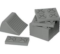 Berger Brick Leveler | Set di Cunei Livellatori 10 Pezzi, Rampa Sollevamento Auto, Cunei Fermaruota per Veicoli, Rampa di Carico per Auto, Camper, Roulotte, Adatto a Veicoli e Superfici Diverse