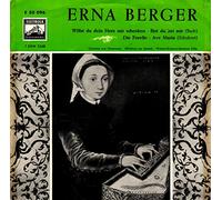 BERGER, ERNA / SCHERZER, ERNST-GÜNTHER - BERGER, ERNA / SCHERZER, ERNST-GÜNTHER / Willst Du dein Herz mir schenken / Du bist bei mir / Die Forelle / Ave Maria / weiße neutrale ERSATZHÜLLE - Originalhülle nicht vorhanden / ELECTROLA # E 50096 / Deutsche Pressung / 7" Vinyl Single Schallplatte
