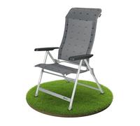 Berger Luxus XL sedia da giardino, campeggio pieghevole | Schienale alto regolabile | Ergonomica | 5 posizioni | Supporta fino a 200kg