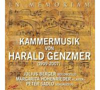 Berger Sadlo H?vHenrieder In Memoriam: Chamber Music of Genzmer (Berger) (CD)