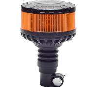 Berger & Schröter - Luce LED a 12/24 V, base in gomma flessibile per supporto standard, sensore di luce automatico per modalità giorno e notte, 16 LED