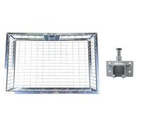 Berger & Schröter | Portabottiglie zincate + attacco a innesto