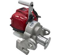 Berger + Schröter | Verricello motore con motore da 2 CV, 47,9 ccm, GX 50, forza di trazione fino a 1.000 kg, argano Forst, verricello motore per barca, legno, veicolo