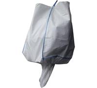 Berger & Schröter 50098 Big Bag con beccuccio, 90 cm x 90 cm x 120 cm, Bianco, (L x B x H) 90 x 90 x 120 cm
