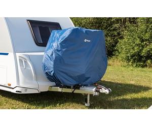 Berger - Telo Copri bici per Camper con timone XL - Custodia Bici impermeabile - Copribici da esterno per 2 biciclette - Copribicicletta Posteriore con Sacca 300D Idrorepellente