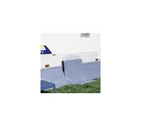 Berger - Telo protettivo per ruote di Camper e caravan - Copertura antivento, grembiule ruote - protezione per roulotte, skirting antivento - grigio - 75x75cm