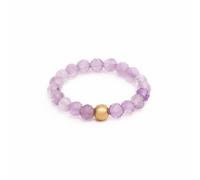 BERGERLIN Anello in Pietra Naturale Vera con Perla d'Oro - Anello per Donne e Uomini - Con Certificato di Autenticità