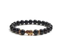 BERGERLIN Tormalina bracciale con vere perle di pietre naturali e elefante