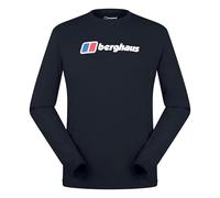 Berghaus Big Logo Maglietta per Uomo, Black/Black, M