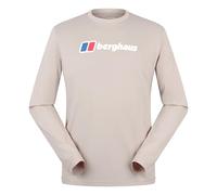 Berghaus Big Logo Maglietta per Uomo, Taupe, 2XL