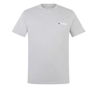 Berghaus Class Logo Maglietta per Uomo, Grey Marl Bci, XL