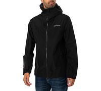 Berghaus Deluge Pro 3.0 Giacca per Uomo, Nero/Nero, XL