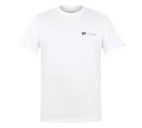 Berghaus Front & Back Maglietta per Uomo, Pure White, 2XL