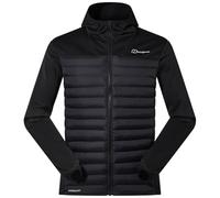 Berghaus Uomo Giacca ibrida con cappuccio Vaskye, Nero