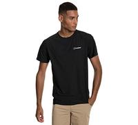 Berghaus Maglietta A Maniche Corte 24/7 Crew Tech Baselayer, Nero, S Uomo