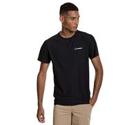 Berghaus Maglietta A Maniche Corte 24/7 Crew Tech Baselayer, Nero, XL Uomo