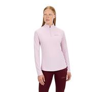Berghaus Maglietta da Donna 24/7 Base Zipls a Maniche Lunghe, Pallido Alba, 16