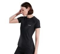 Berghaus Maglietta A Maniche Corte 24/7 Crew Tech Baselayer, Nero, 14 Donna