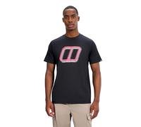 Berghaus Men's Glitched Blocks Tee, Jet Black, L