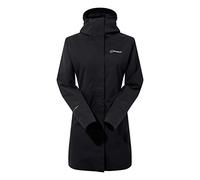 Berghaus Omeara Long Length Waterproof Shell Jacket, Durable, Breathable Rain Coat Giacca Shell Donna (Pacco da 1)