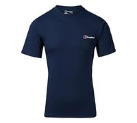 Berghaus Organic Clas Logo Tee, Maglietta a Maniche Corte Uomo, Blu (Dusk), L