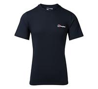 Berghaus Organic Clas Logo Tee, Maglietta a Maniche Corte Uomo, Nero (Jet Black), L