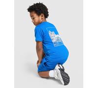 Berghaus Set da 2 Maglietta e Pantaloncini Full Box Logo Bambino, blu 3-4Y