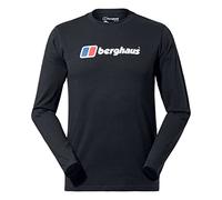 Berghaus T-Shirt da Uomo a Maniche Lunghe con Logo Big Classic Organico,