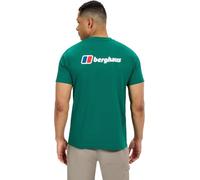 Berghaus T-Shirt da Uomo Front & B, Verde Prato, 3XL