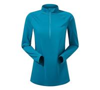 Berghaus Tecnica Premaman Manica Lunga 24/7 Mezza Zip, Maglietta Donna, Gioiello della Giungla, 10 UK