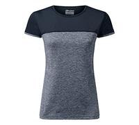 Berghaus Voyager Tech Tee Girocollo Maniche Corte T-Shirt A Manica Corta, Donna, Carbon Marl/Jet Black, 16