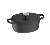 Berghoff - Casseruola con coperchio ovale ghisa Graphite 27x22cm
