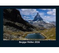 Bergige Welten 2026 Fotokalender DIN A5: Monatskalender mit Bild-Motiven aus Fauna und Flora, Natur, Blumen und Pflanzen