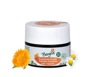 Bergila Unguento Calendula e Camomilla ECObio, 50 ml - 100% naturale di materia prima biologica e controllata - ideale per massagi - qualità controllata e certificata