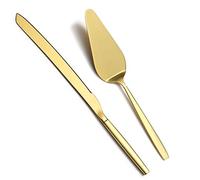 Berglander oro torta torta pasticceria server set coltello e server torta perfetto per matrimoni, compleanni, feste ed eventi