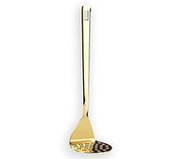 Berglander - Schiacciapatate in metallo resistente, con placcatura in titanio e oro, utensile per alimenti, per verdure e frutta, lavabile in lavastoviglie, facile da pulire