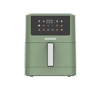 BERGNER Friggitrice Aria Midnight FRIGGITRICI AD ARIA, capacità 6 l, Max potenza 1500 W, 10 programmi a 200 °C, Verde