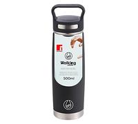 BERGNER GO LOVERS - Borraccia termica da 500 ml in acciaio inox nero - Mantiene i liquidi caldi o freddi - Design moderno e leggero