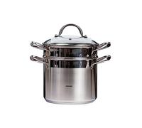 Bergner Gourmet - Pentole per Pasta con Coperchio 16x21 cm 5l Adatta all'induzione