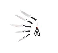 BERGNER KYOTO - Set di 6 coltelli in acciaio inossidabile - Impugnatura ergonomica - Robusti e facili da pulire