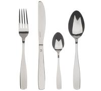 BERGNER Limoges - Set completo 24 posate - 6 cucchiai - 6 forchette - 6 cucchiai da dessert - 6 coltelli - - Realizzato in robusto acciaio inox - Finitura a specchio - Facile da pulire